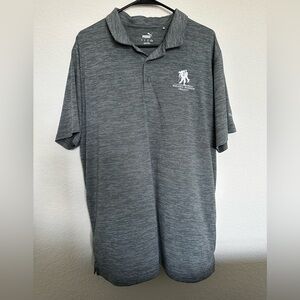 Puma Gray Performance Wounded Warrior Project Polo Shirt